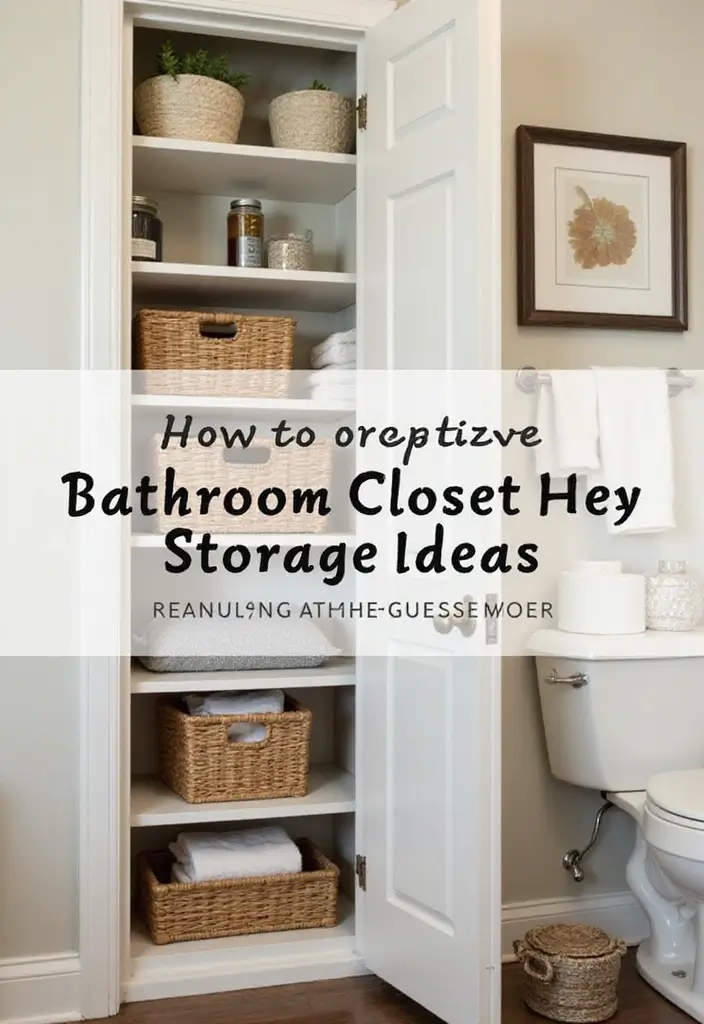 25+ Bathroom Closet Ideas to Organize in Style 26 25+ Bathroom Closet Ideas to Organize in Style - Conclusion