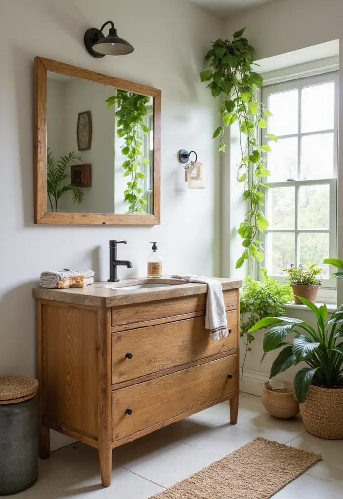 25+ Bathroom Vanity Designs for a Chic Upgrade 18 25+ Bathroom Vanity Designs for a Chic Upgrade - 18. Sustainable Materials