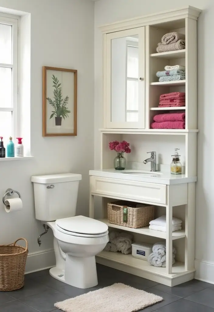 25+ Bathroom Vanity Designs for a Chic Upgrade 8 25+ Bathroom Vanity Designs for a Chic Upgrade - 8. Space-Saving Corner Vanities