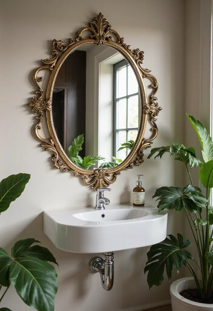 25+ Bathroom with Window Ideas for Natural Light Lovers - 4. Mirrored Surfaces for Extra Light