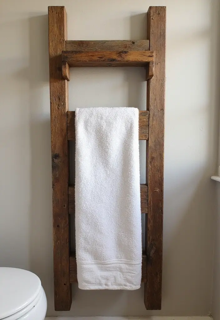 25+ Country Bathroom Ideas for a Rustic Feel 19 25+ Country Bathroom Ideas for a Rustic Feel - 19. Vintage Towel Racks