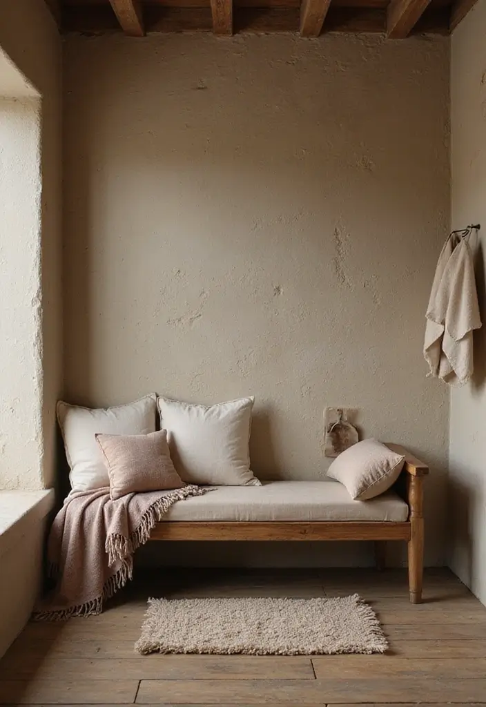 25+ Country Bathroom Ideas for a Rustic Feel 20 25+ Country Bathroom Ideas for a Rustic Feel - 20. Cozy Nooks