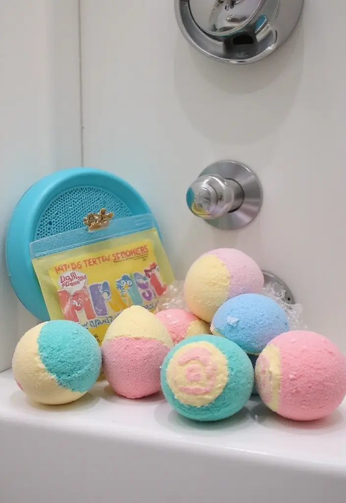 25+ Dorm Bathroom Ideas Every Student Will Love - 12. Bath Time Accessories