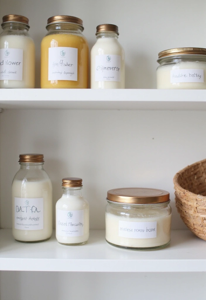 25+ Dorm Bathroom Ideas Every Student Will Love - 18. DIY Bath Product Labels