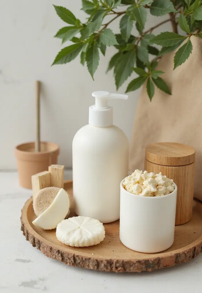25+ Dorm Bathroom Ideas Every Student Will Love - 21. Sustainable Bathroom Products