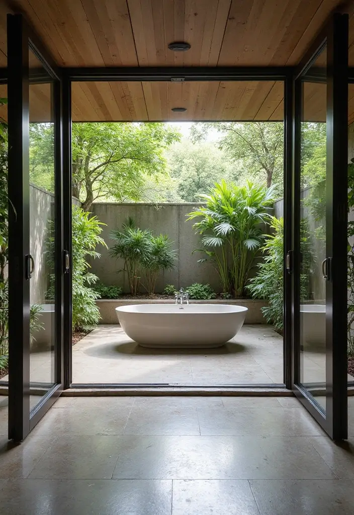 25+ Ensuite Bathroom Ideas for a Luxurious Retreat 11 25+ Ensuite Bathroom Ideas for a Luxurious Retreat - 11. Outdoor Perspectives