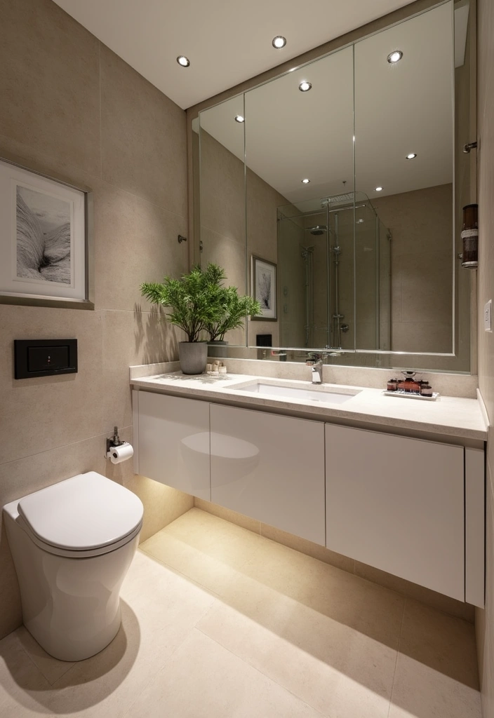 25+ Ensuite Bathroom Ideas for a Luxurious Retreat 18 25+ Ensuite Bathroom Ideas for a Luxurious Retreat - 18. Integrated Technology