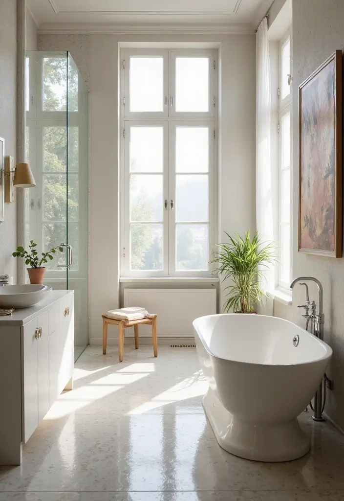 25+ Ensuite Bathroom Ideas for a Luxurious Retreat 5 25+ Ensuite Bathroom Ideas for a Luxurious Retreat - 5. Natural Light Integration