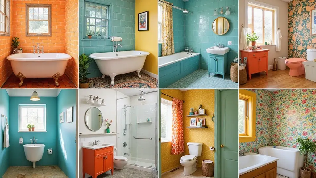 25+ Funky Bathroom Ideas Full of Personality