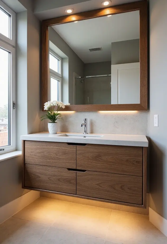 25+ Master Bathroom Remodel Ideas That Inspire 1 25+ Master Bathroom Remodel Ideas That Inspire - 1. Elegant Floating Vanities