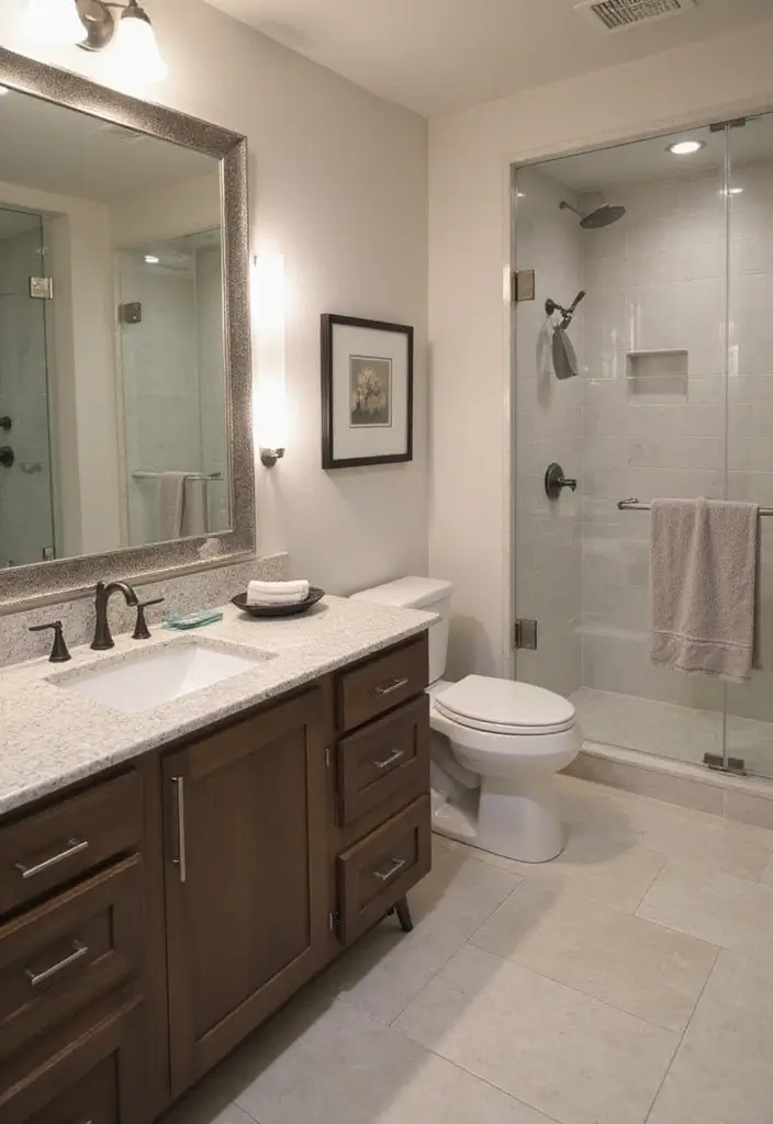25+ Master Bathroom Remodel Ideas That Inspire 18 25+ Master Bathroom Remodel Ideas That Inspire - 18. Smart Home Features