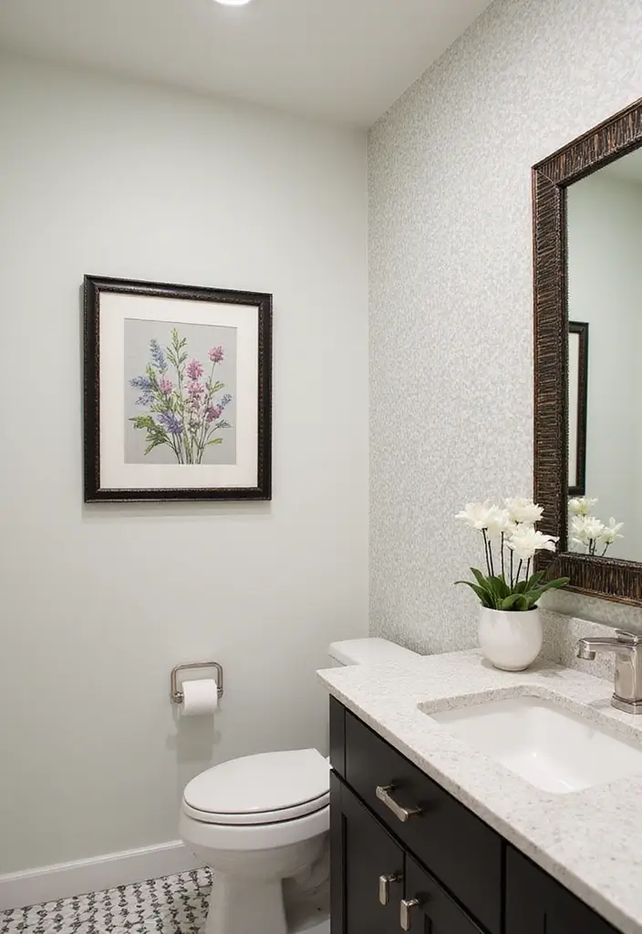 25+ Master Bathroom Remodel Ideas That Inspire 23 25+ Master Bathroom Remodel Ideas That Inspire - 23. Creative Wall Treatments