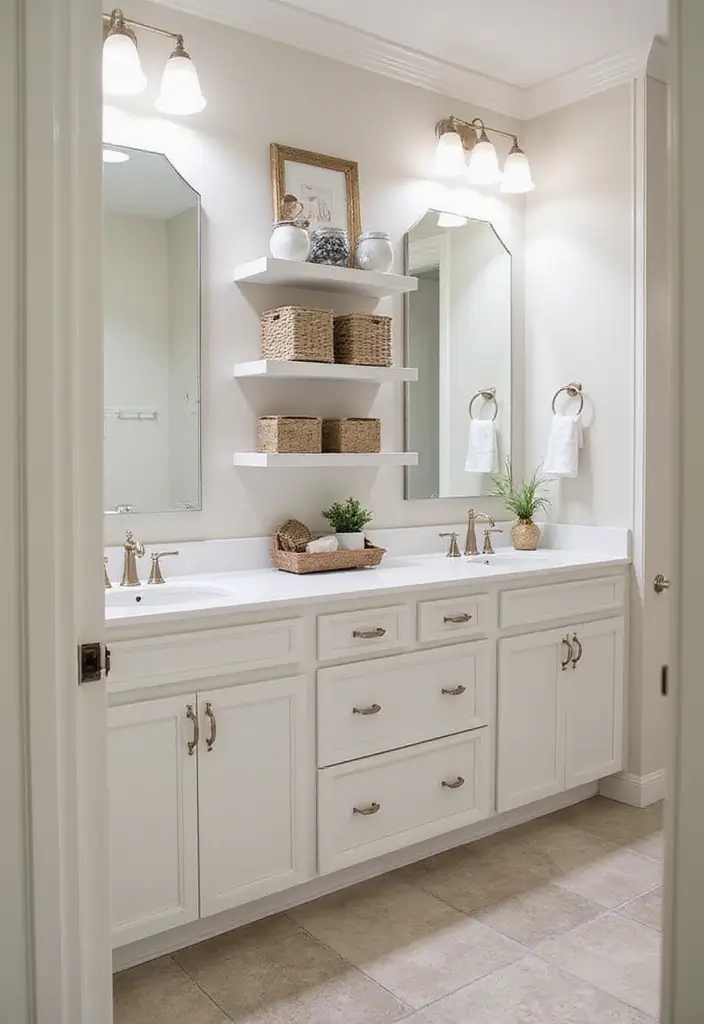 25+ Master Bathroom Remodel Ideas That Inspire 6 25+ Master Bathroom Remodel Ideas That Inspire - 6. Functional Storage Solutions
