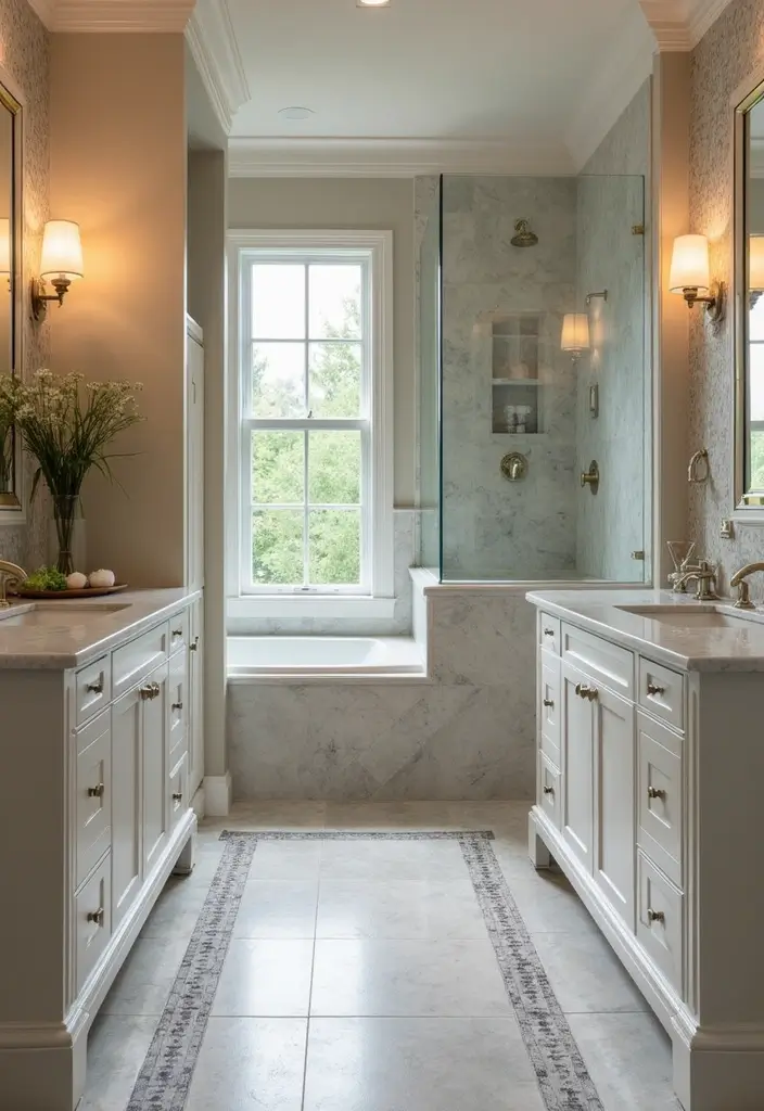 25+ Master Bathroom Remodel Ideas That Inspire 9 25+ Master Bathroom Remodel Ideas That Inspire - 9. Elegant Tile Designs