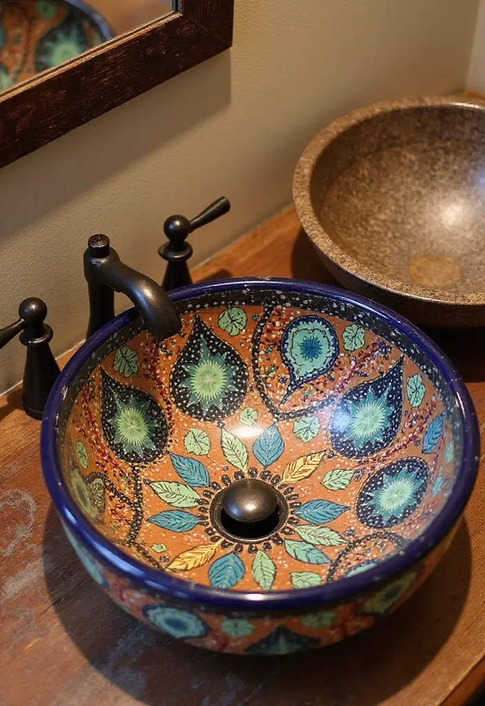 25+ Moroccan Bathroom Ideas Full of Character 11 25+ Moroccan Bathroom Ideas Full of Character - 11. Moroccan-Inspired Sinks