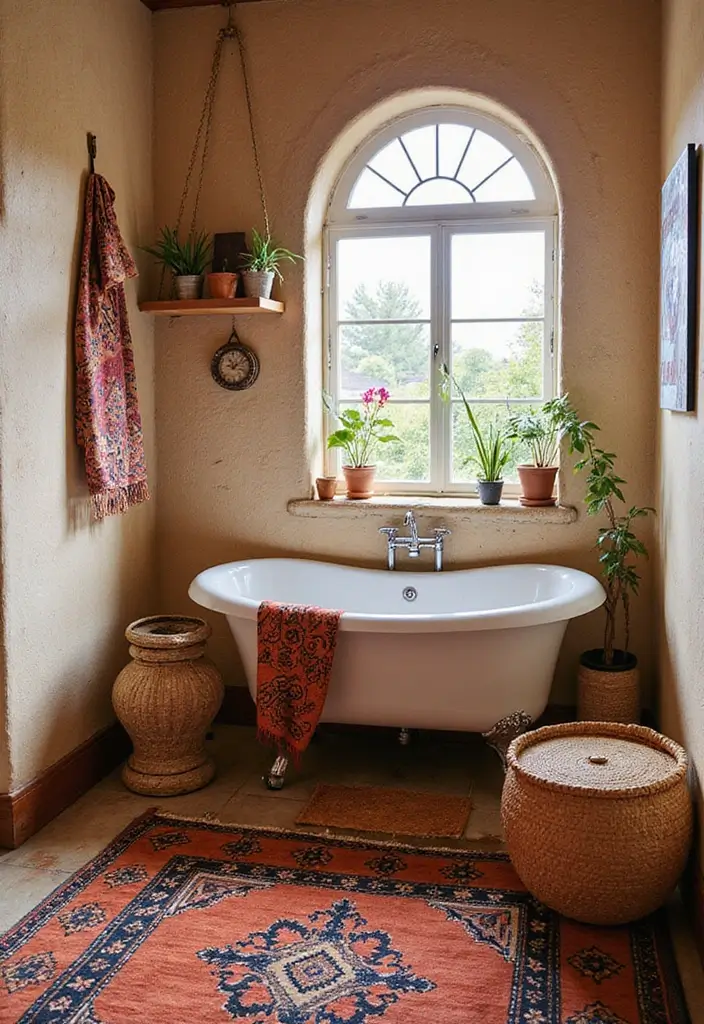 25+ Moroccan Bathroom Ideas Full of Character 2 25+ Moroccan Bathroom Ideas Full of Character - 2. Bohemian Bathroom Decor