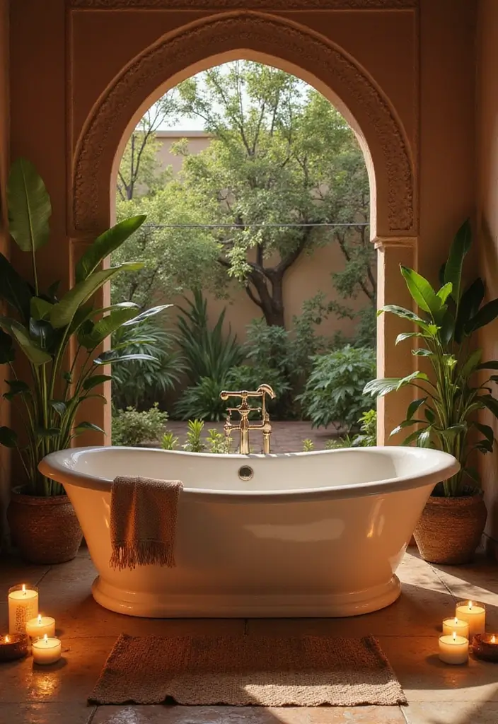 25+ Moroccan Bathroom Ideas Full of Character 6 25+ Moroccan Bathroom Ideas Full of Character - 6. Luxurious Bathtubs