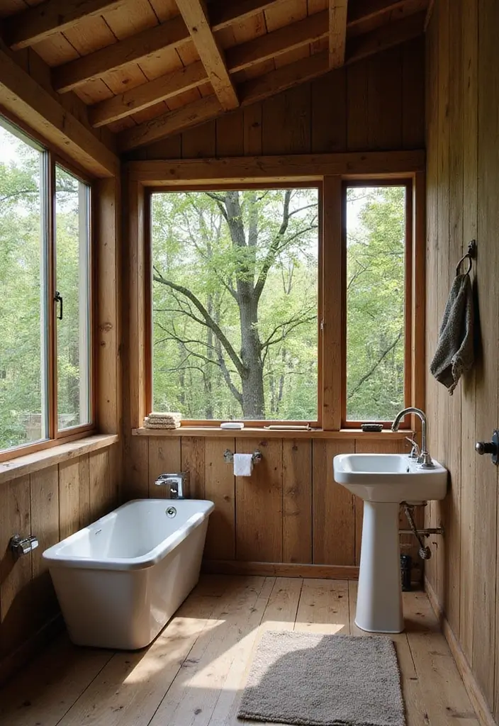 25+ Outhouse Bathroom Ideas with Rustic Charm 17 25+ Outhouse Bathroom Ideas with Rustic Charm - 17. Outdoor Living Connection