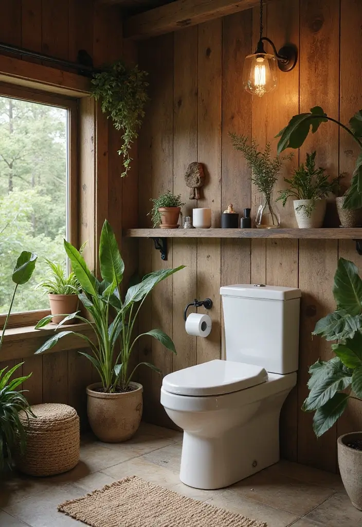 25+ Outhouse Bathroom Ideas with Rustic Charm 4 25+ Outhouse Bathroom Ideas with Rustic Charm - 4. Eco-Friendly Toilets