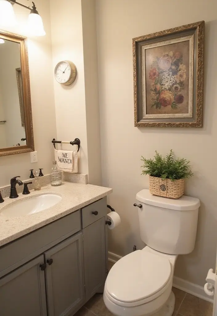 25+ Pink and Green Bathroom Ideas That Pop - 22. Personalized Touches