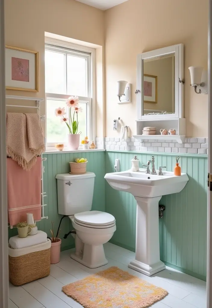 25+ Small Bathroom with Shower Ideas That Save Space 11 25+ Small Bathroom with Shower Ideas That Save Space - 11. Color Coordination