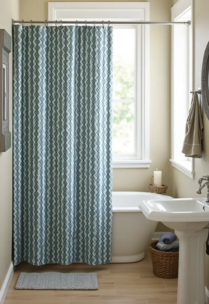 25+ Small Bathroom with Shower Ideas That Save Space 20 25+ Small Bathroom with Shower Ideas That Save Space - 20. Unique Shower Curtains