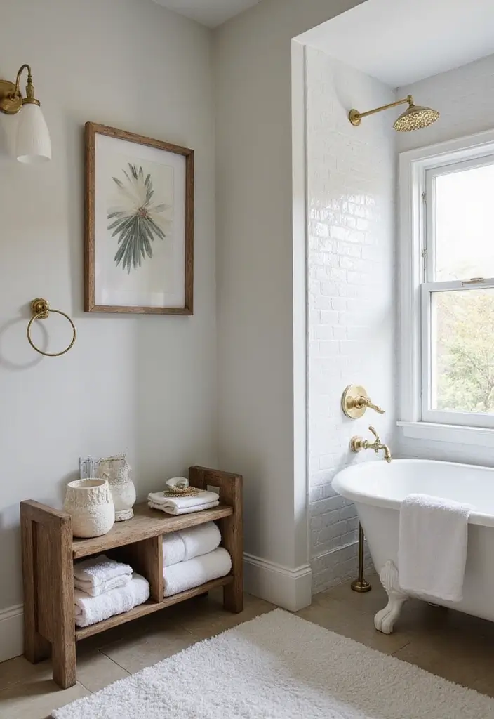 25+ Small Bathroom with Shower Ideas That Save Space 21 25+ Small Bathroom with Shower Ideas That Save Space - 21. Multifunctional Furniture