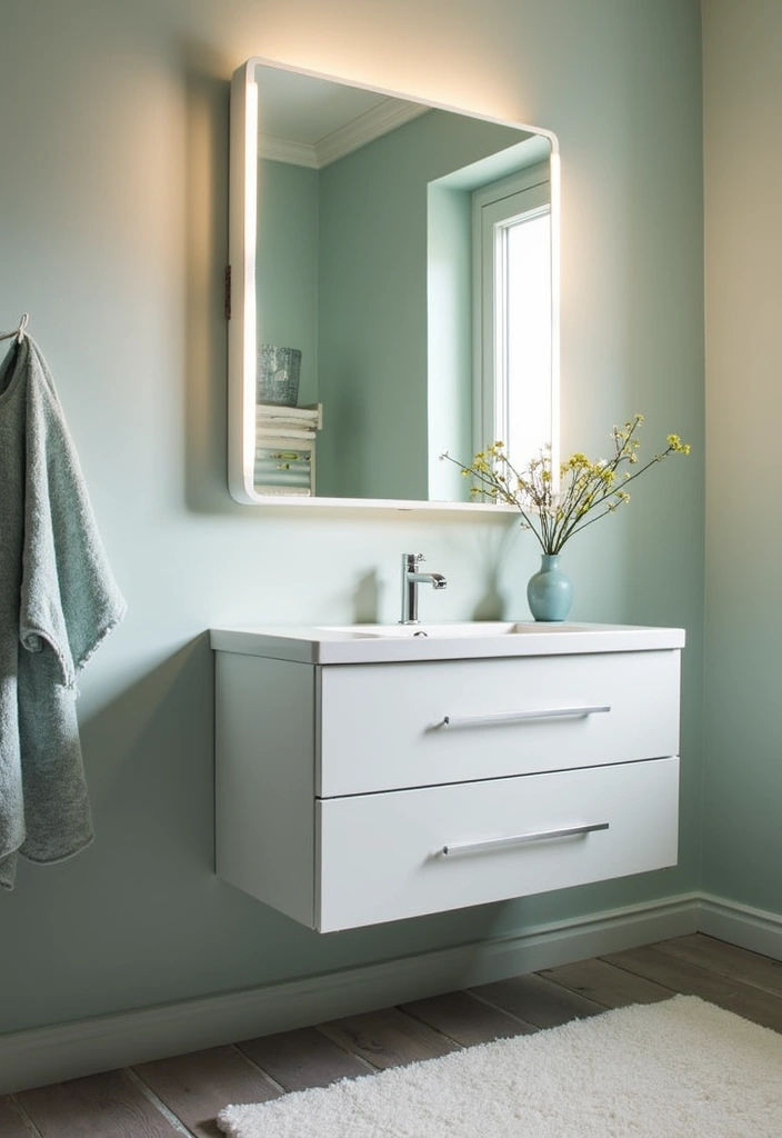 25+ Small Space Bathroom Design Ideas That Maximize Every Inch 1 25+ Small Space Bathroom Design Ideas That Maximize Every Inch - 1. Floating Vanities for a Sleek Look