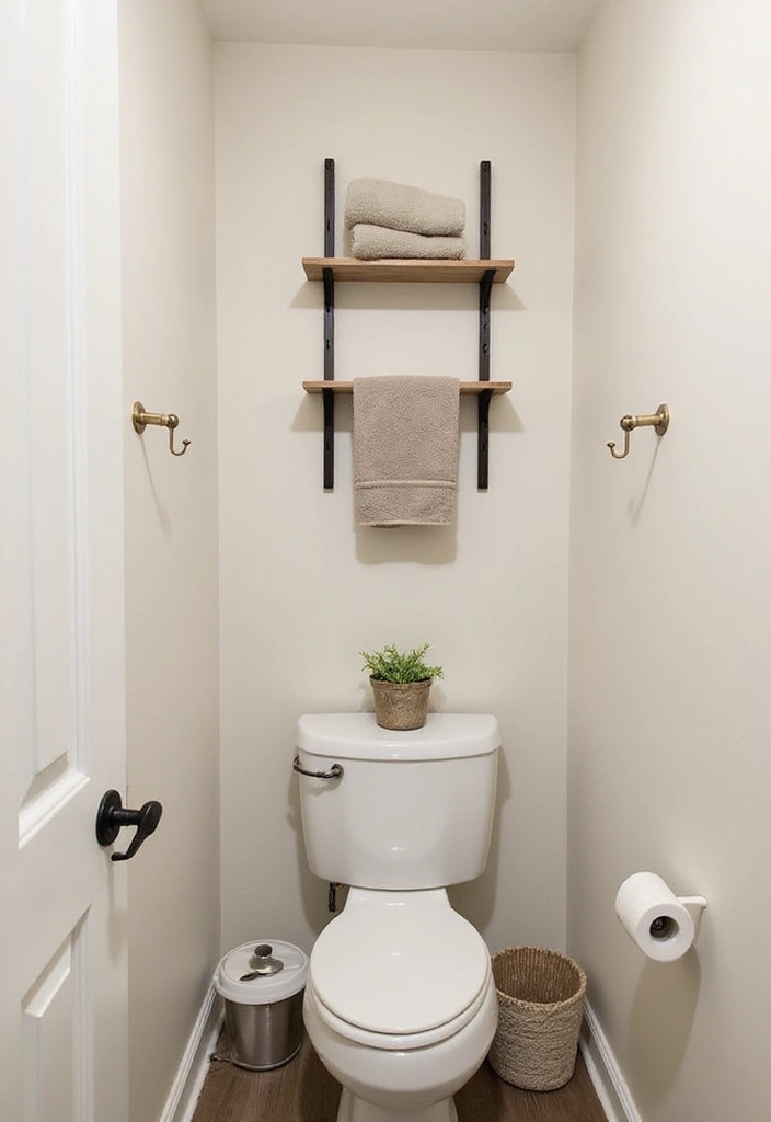 25+ Small Space Bathroom Design Ideas That Maximize Every Inch 11 25+ Small Space Bathroom Design Ideas That Maximize Every Inch - 11. Clever Towel Storage