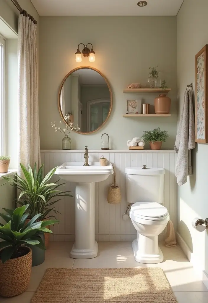 25+ Small Space Bathroom Design Ideas That Maximize Every Inch 14 25+ Small Space Bathroom Design Ideas That Maximize Every Inch - 14. Color Coordination