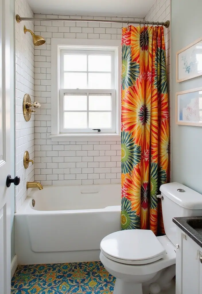 25+ Small Space Bathroom Design Ideas That Maximize Every Inch 7 25+ Small Space Bathroom Design Ideas That Maximize Every Inch - 7. Bold Accents to Create Interest