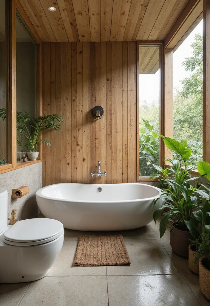 25+ Teen Bathroom Ideas That Are Fun and Stylish - 10. Eco-Friendly Retreat