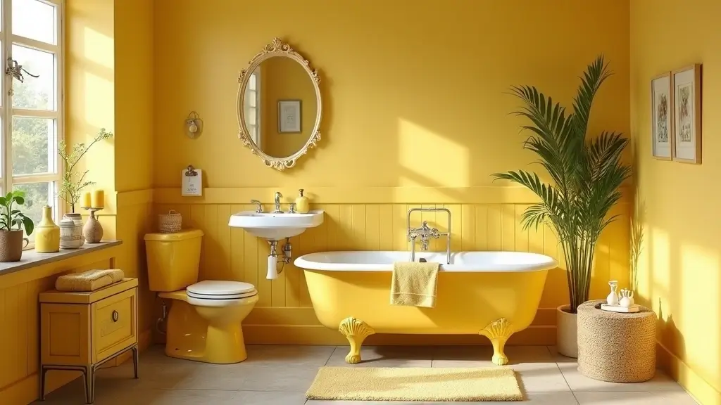 25+ Yellow Bathroom Ideas That Brighten Your Space
