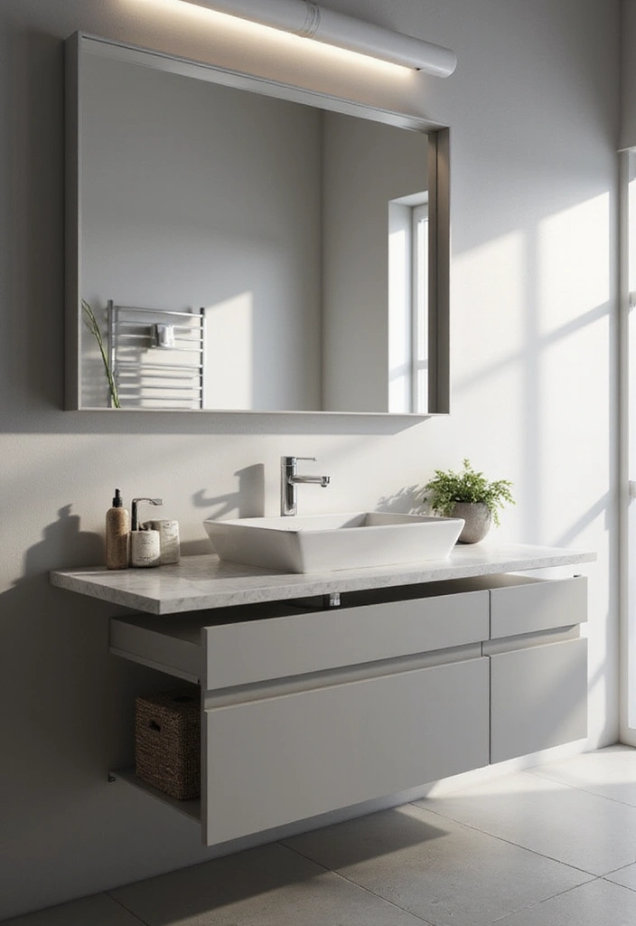 30+ Bathroom Sink Ideas That Upgrade Your Look 18 30+ Bathroom Sink Ideas That Upgrade Your Look - 18. Integrated Sink and Countertop Designs