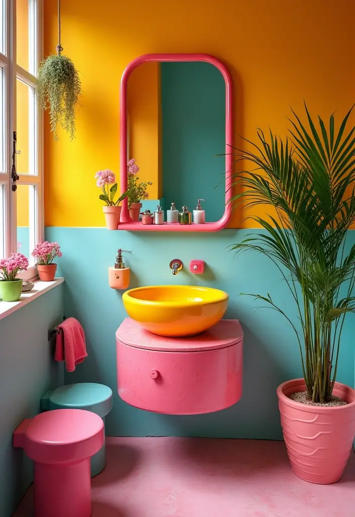 30+ Bathroom Sink Ideas That Upgrade Your Look 21 30+ Bathroom Sink Ideas That Upgrade Your Look - 21. Colorful Resin Sinks