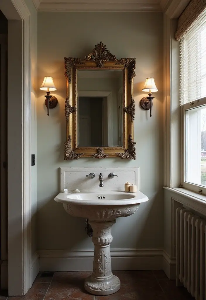 30+ Bathroom Sink Ideas That Upgrade Your Look 22 30+ Bathroom Sink Ideas That Upgrade Your Look - 22. Elegant Cast Iron Sinks