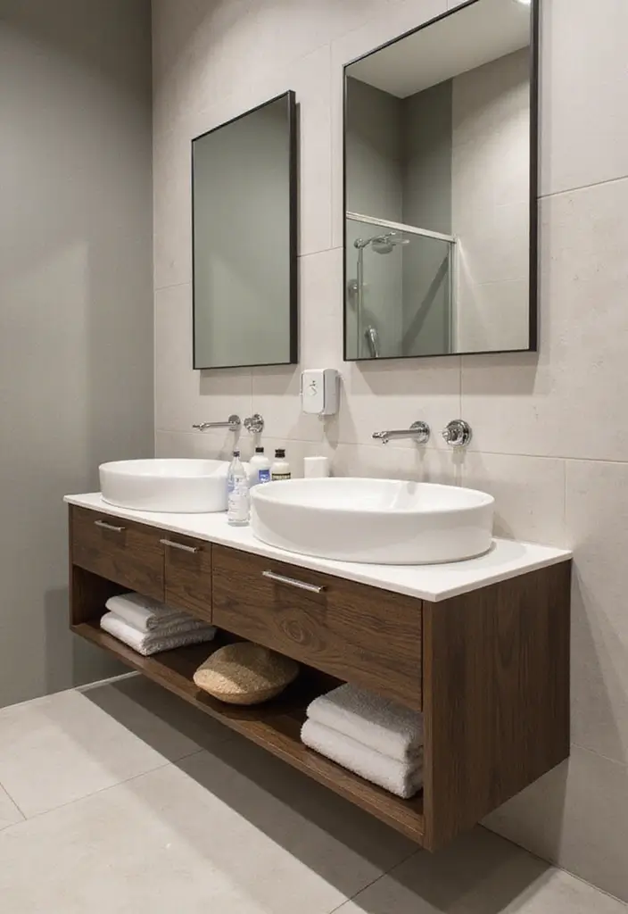 30+ Bathroom Sink Ideas That Upgrade Your Look 26 30+ Bathroom Sink Ideas That Upgrade Your Look - 26. Multi-Functional Sinks