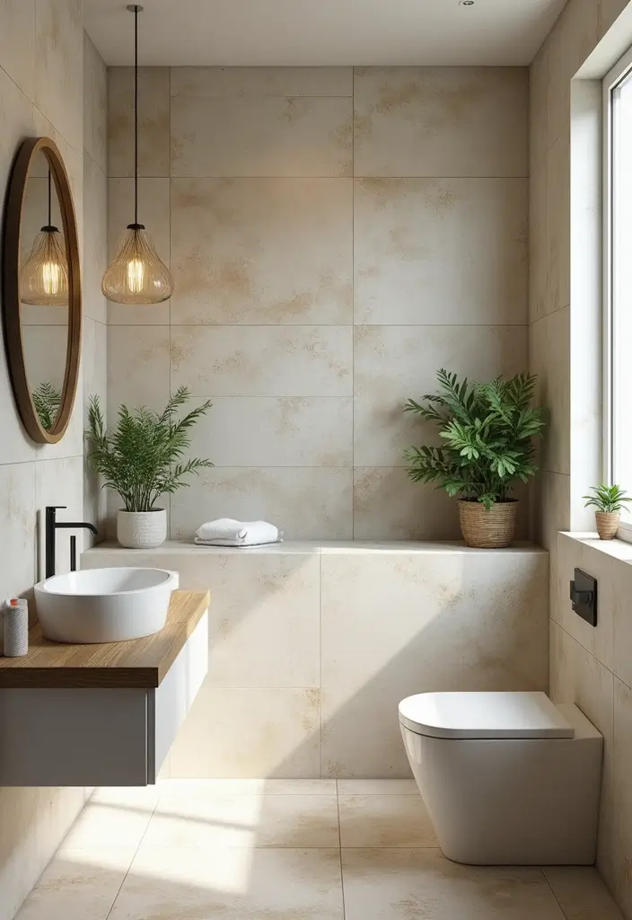 30+ Bathroom Tile Ideas for a Stunning Look 21 30+ Bathroom Tile Ideas for a Stunning Look - 21. Eco-Friendly Ceramic Tiles