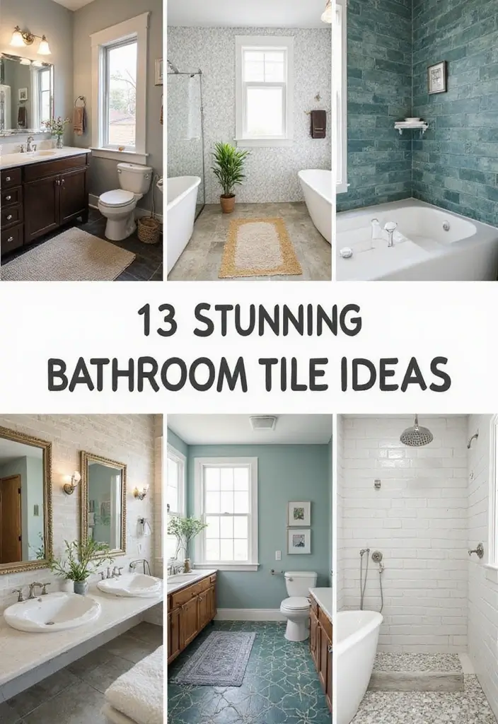 30+ Bathroom Tile Ideas for a Stunning Look 31 30+ Bathroom Tile Ideas for a Stunning Look - Conclusion