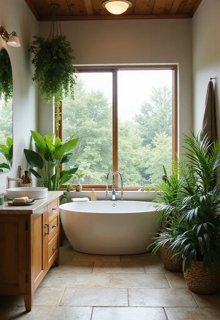 30+ Bathroom Trends You’ll Want to Try This Year - 1. Biophilic Design