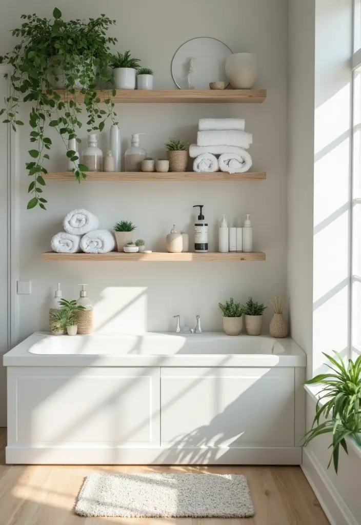 30+ Bathroom Trends You’ll Want to Try This Year - 10. Open Shelving