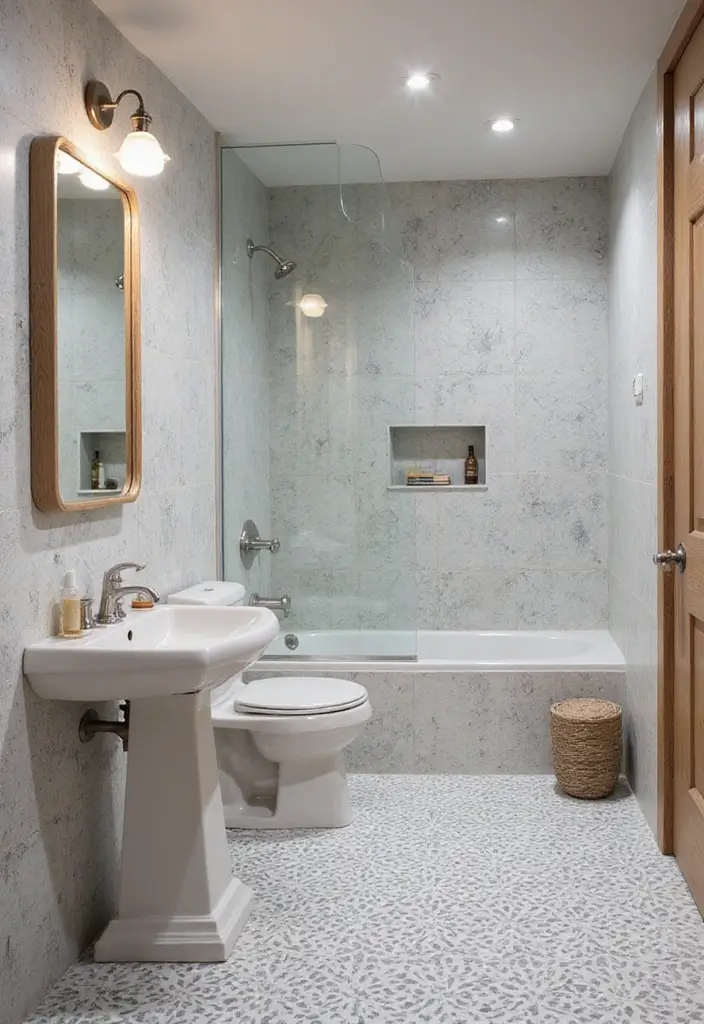 30+ Bathroom Trends You’ll Want to Try This Year - 20. Geometric Patterns