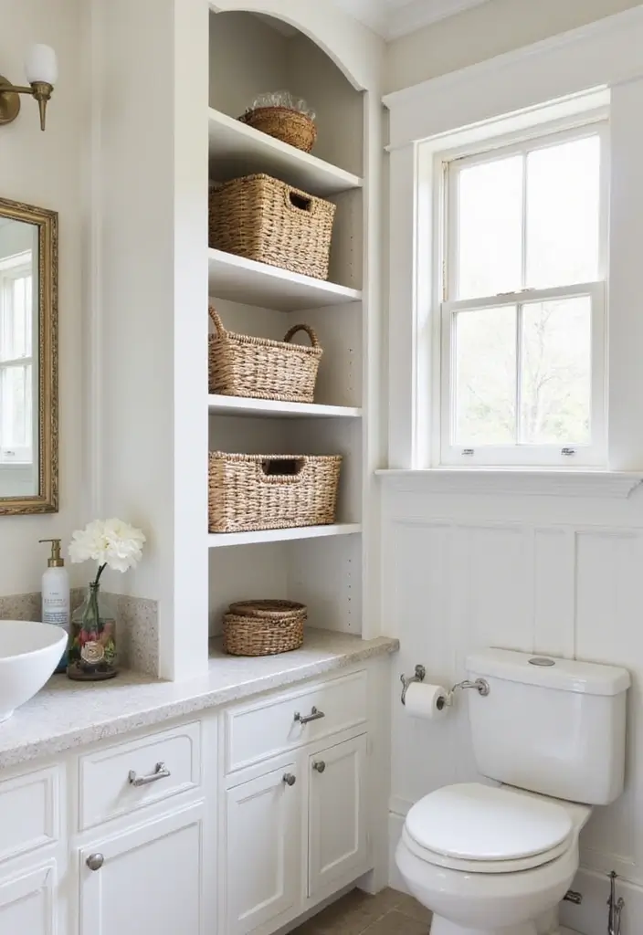 30+ Bathroom Trends You’ll Want to Try This Year - 22. Customized Storage Solutions