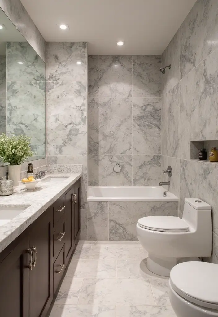 30+ Bathroom Trends You’ll Want to Try This Year - 25. Natural Stone Accents