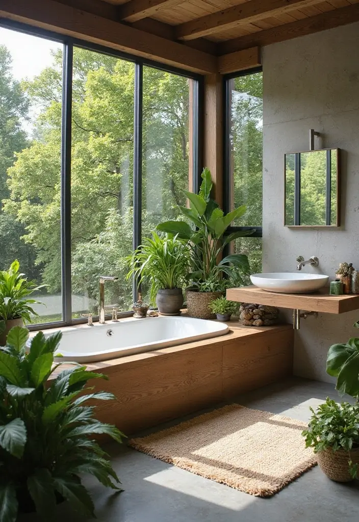 30+ Bathroom Trends You’ll Want to Try This Year - 30. Outdoor Elements