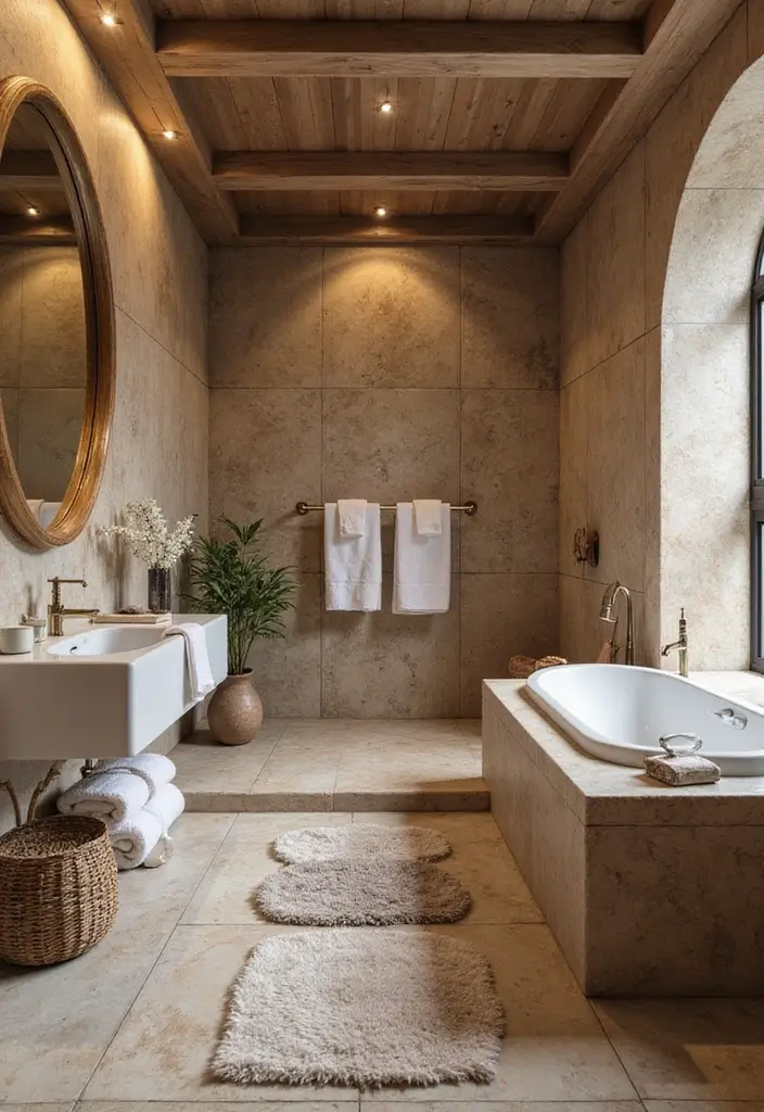 30+ Bathroom Trends You’ll Want to Try This Year - 9. Luxurious Textures