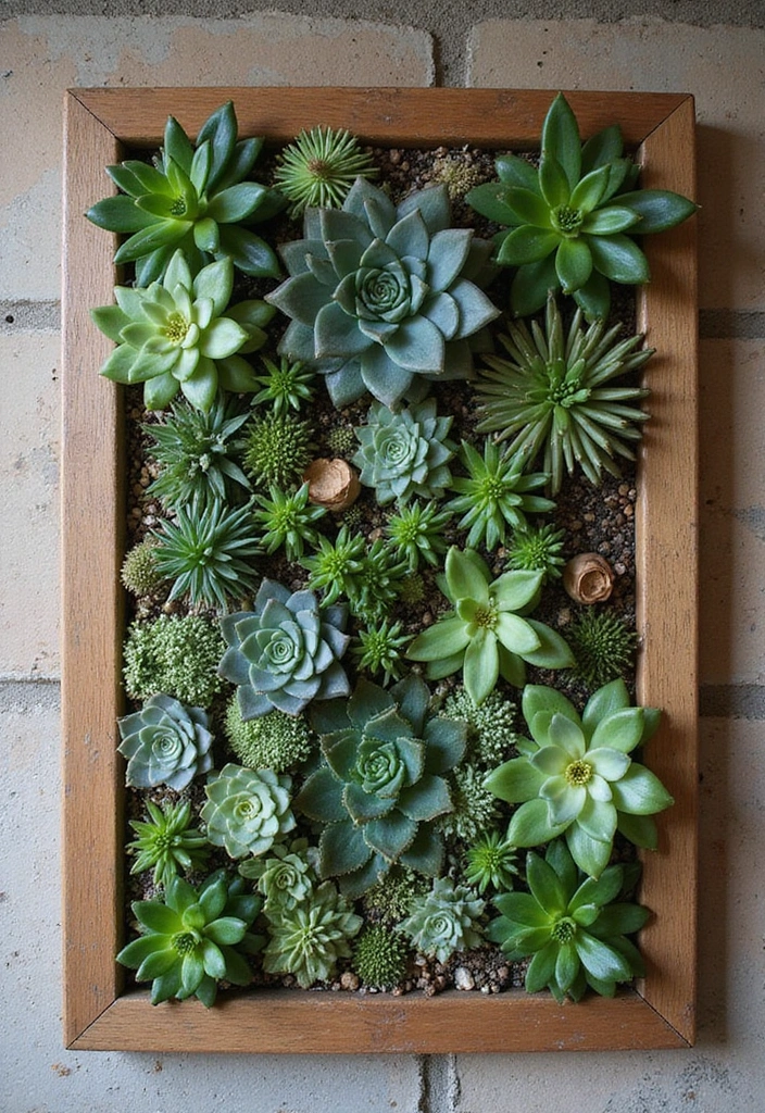30+ Bathroom Wall Decor Ideas That Elevate Your Space 10 30+ Bathroom Wall Decor Ideas That Elevate Your Space - 10. Succulent Wall Gardens