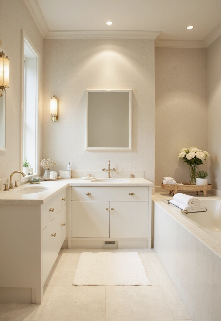 30+ Cream Bathroom Ideas That Feel Soft and Elegant - 23. Cream Fixtures