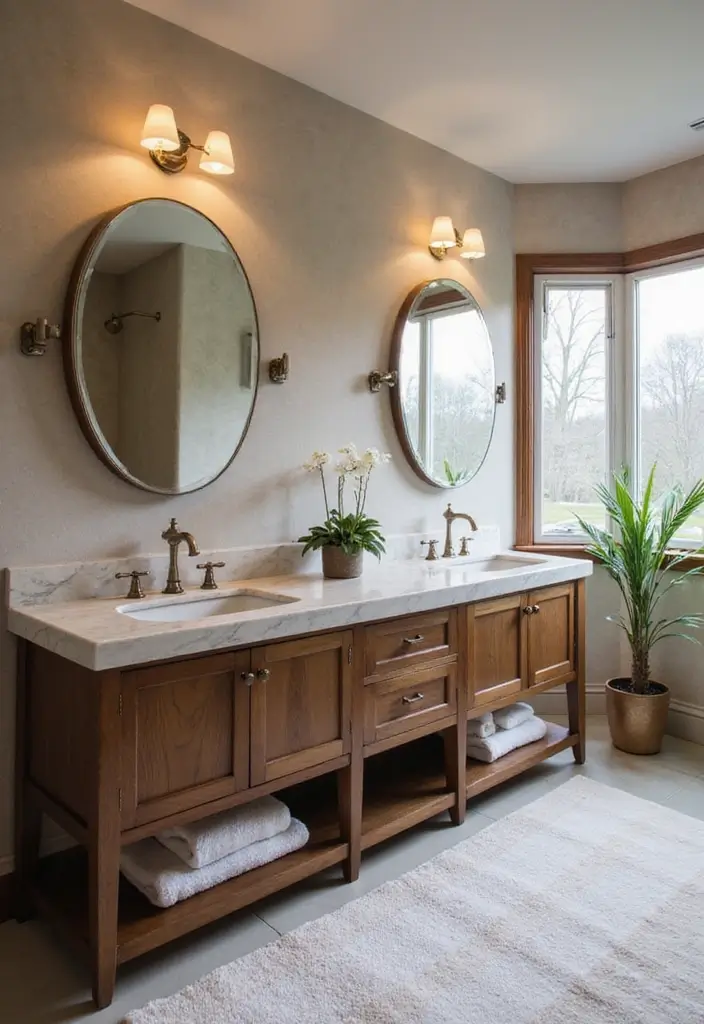 30+ Double Vanity Bathroom Ideas That Are Both Practical and Chic - 30. Customized Vanities for Individual Needs