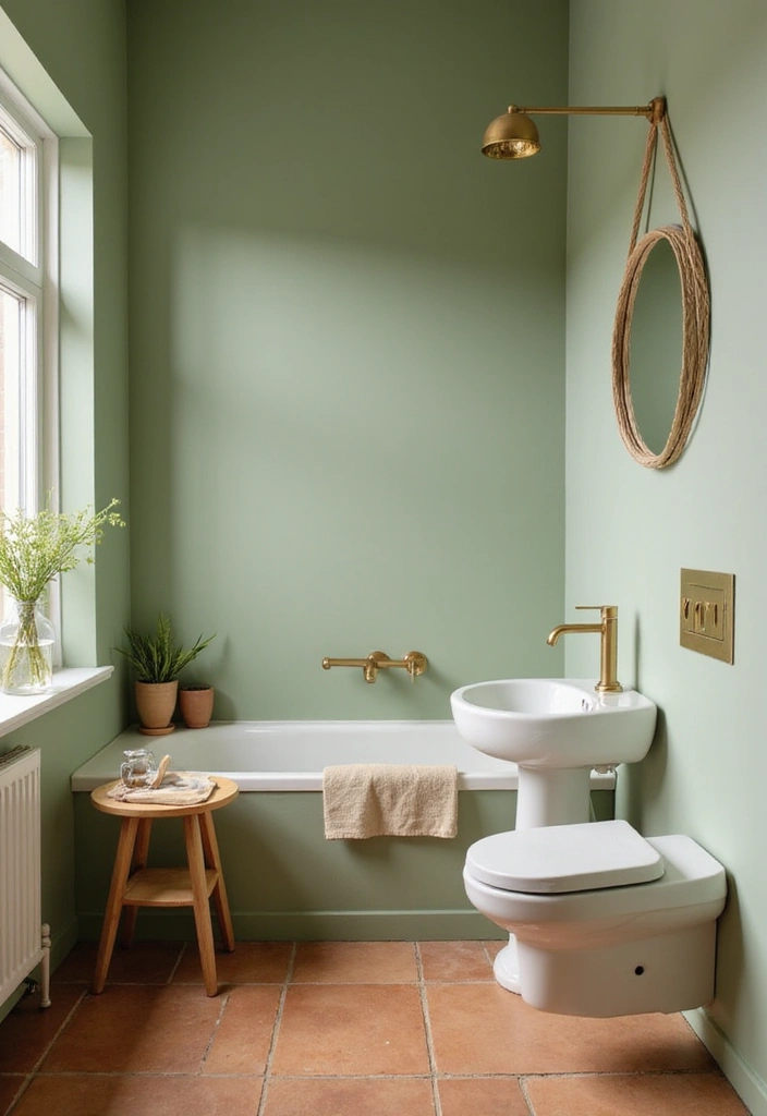 30+ Earthy Bathroom Ideas That Feel Natural and Relaxing 2 30+ Earthy Bathroom Ideas That Feel Natural and Relaxing - 2. Calming Color Palettes